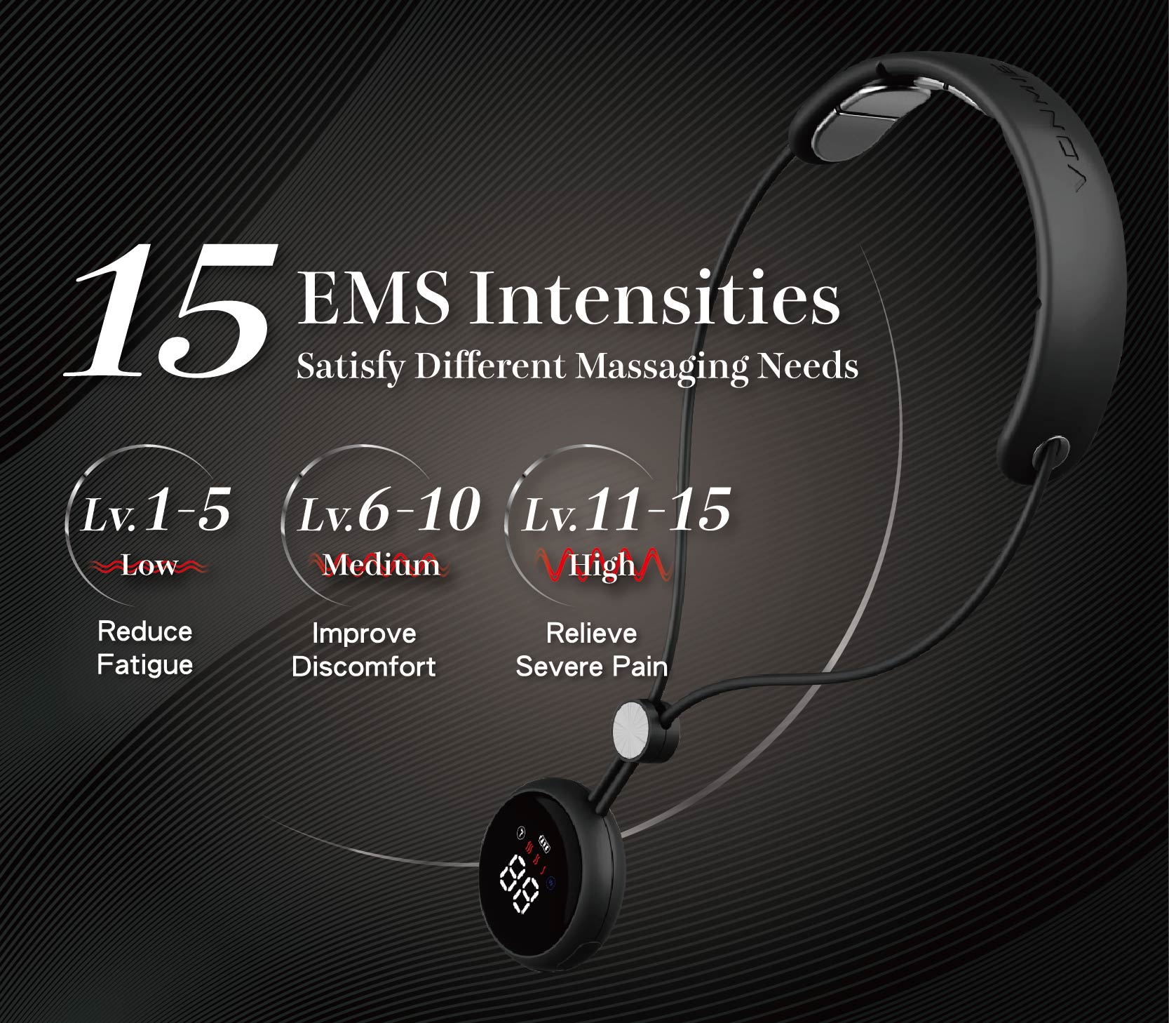 Vonmie EMS + warming function, deeply relieve muscle